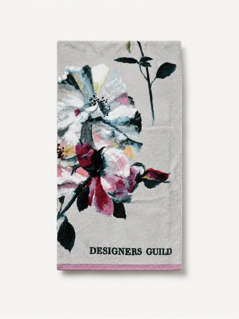 Bath Towel Designers Guild Couture Rose Floral (New With Tags)